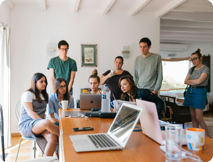 Team working together